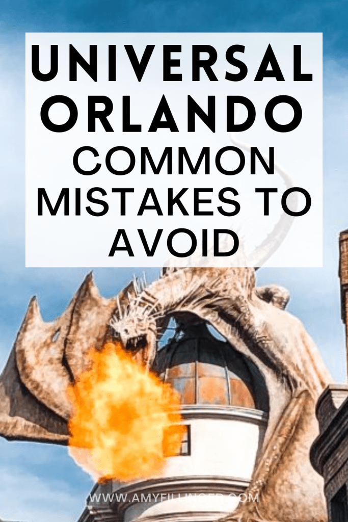 Universal Orlando mistakes