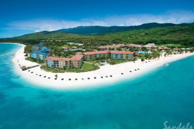Which Sandals Resort has the best beach